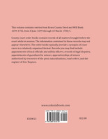 Essex County, Virginia Deed and Will Abstracts 1699-1701