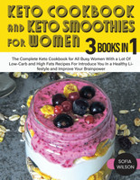 Keto Cookbook and Keto Smoothies for Women