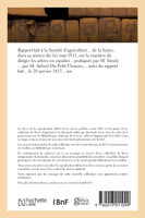 Rapport fait à la Société d'agriculture de la Seine