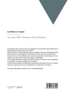 La Plume et l'épée