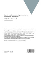 Bulletin de la Société scientifique historique et archéologique de la Corrèze