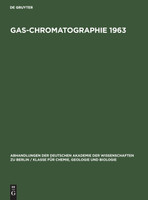 Gas-Chromatographie 1963