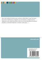 Genese des utopischen Genres. Amerigo Vespucci und der "Mundus Novus"