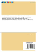 Eignung agiler Projektmethoden zur Durchführung einer Unternehmensübernahme