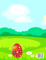 Libro da colorare di Pasqua per bambini