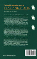The English Arbitration ACT 1996