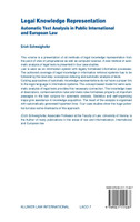 Legal Knowledge Representation, Automatic Text Analysis in Public