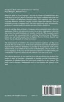 European Labour Law and Social Security Law, Glossary