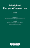 Principles of European Contract Law - Part III