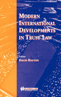 Modern International Developments in Trust Law