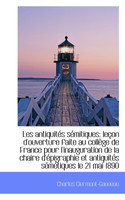 Les antiquités sémitiques