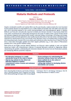 Malaria Methods and Protocols