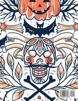 ハロウィンの塗り絵