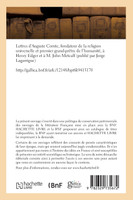 Lettres à Henry Edger et à M. John Metcalf