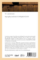 Tir. Questionnaire
