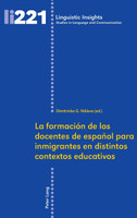La formación de los docentes de español para inmigrantes en distintos contextos educativos