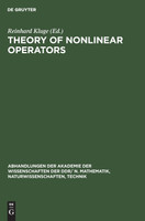 Theory of Nonlinear Operators
