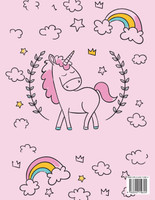 Unicorn, Mermaid and Princess Coloring Book