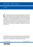 Die Regulierung von Crowdinvesting durch das Kleinanlegerschutzgesetz