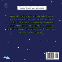 My Colors in Space Dyslexic & Early Learner Edition