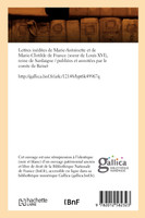 Lettres inédites de Marie-Antoinette et de Marie-Clotilde de France (soeur de Louis XVI) (Éd.1876)