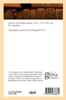 Histoire de Philippe-Auguste. Vol. 2, 1191-1206 (Éd.1829)