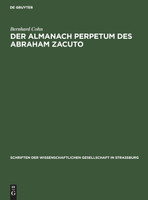 Der Almanach perpetum des Abraham Zacuto