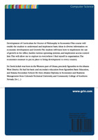 Curriculum Design. Program for doctor of philosophy in economics
