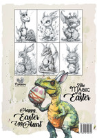 The Real Easter Bunnies Coloring Book for Adults