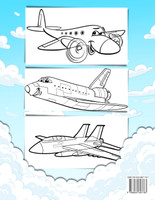 Livre De Coloriage Avion Pour Les Enfants