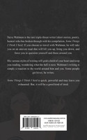 Some Things I Think I Said