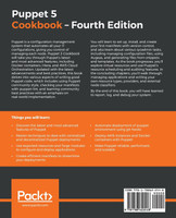 Puppet 5 Cookbook - Fourth Edition