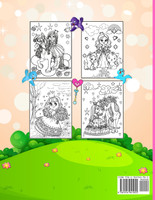 Princess Coloring Book for Girls ages 3-9