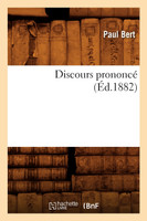 Discours prononcé (Éd.1882)