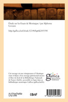 Étude sur les Essais de Montaigne (Éd.1870)