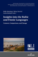 Insights into the Baltic and Finnic Languages
