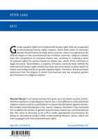 Gender Discrimination for Religious Reasons in Islamic Countries and International Human Rights Treaties