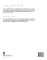 Asian Development Bank Trust Funds Report 2020 Includes Global and Special Funds