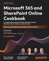Microsoft 365 and SharePoint Online Cookbook - Second Edition