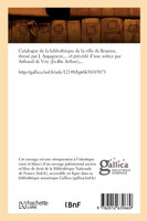 Catalogue de la bibliothèque de la ville de Roanne, dressé (Éd.1856)