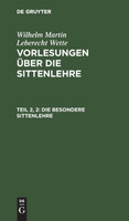 Die besondere Sittenlehre