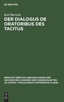 Der Dialogus de oratoribus des Tacitus