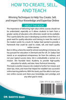 How to Create, Sell, and Teach Online Courses