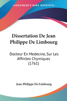Dissertation De Jean Philippe De Limbourg