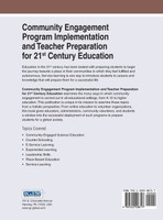 Community Engagement Program Implementation and Teacher Preparation for 21st Century Education