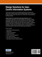 Design Solutions for User-Centric Information Systems