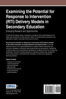 Examining the Potential for Response to Intervention (RTI) Delivery Models in Secondary Education