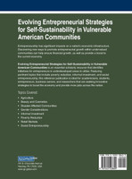 Evolving Entrepreneurial Strategies for Self-Sustainability in Vulnerable American Communities