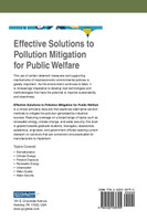 Effective Solutions to Pollution Mitigation for Public Welfare