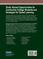 Study Abroad Opportunities for Community College Students and Strategies for Global Learning